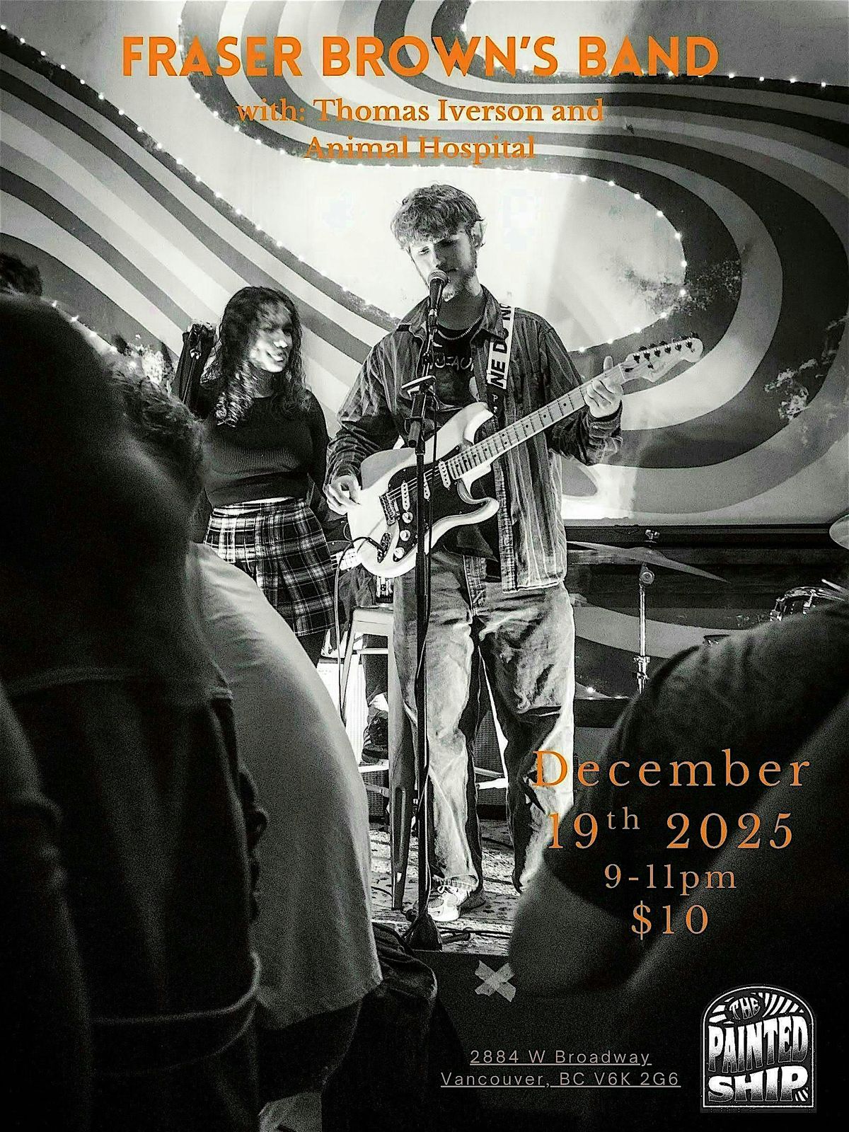 Fraser Brown Band, Animal Hospital, and Thomas Iverson  @ The Painted Ship