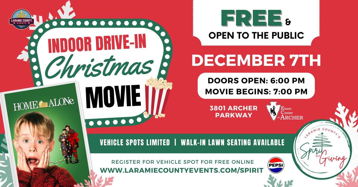 Indoor Drive-In Movie featuring Home Alone