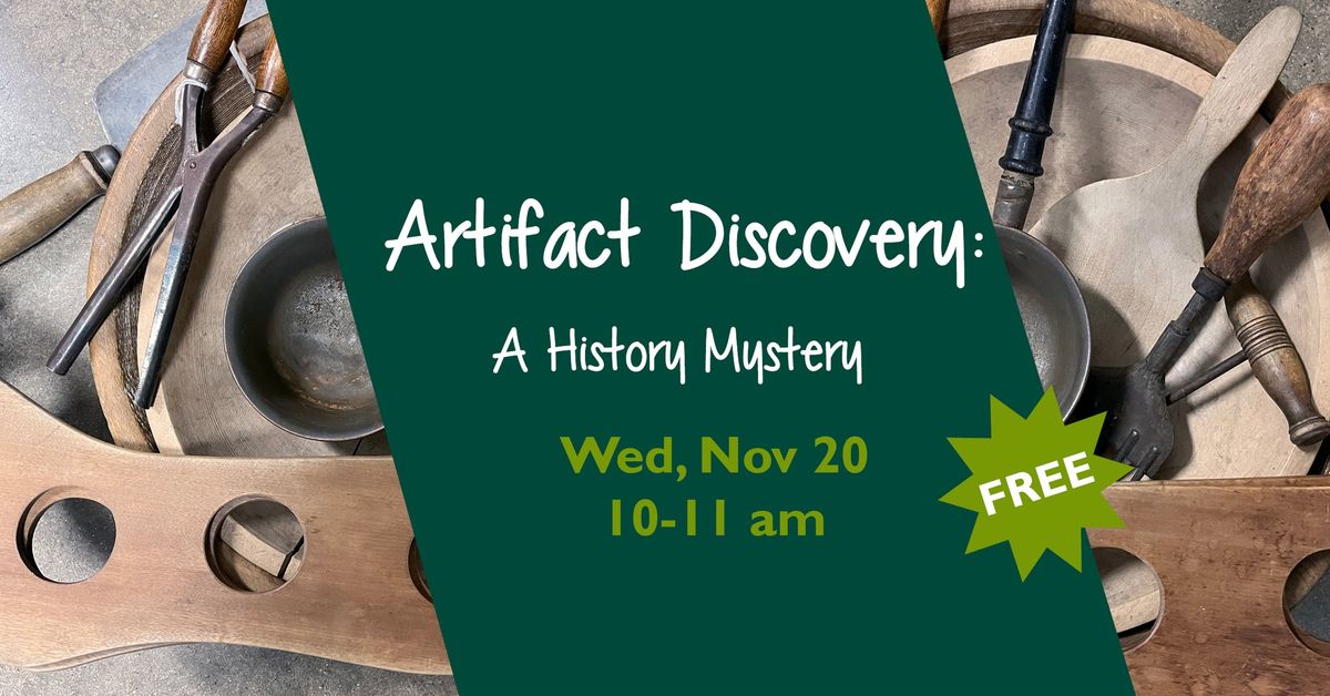 Artifact Discovery: A History Mystery