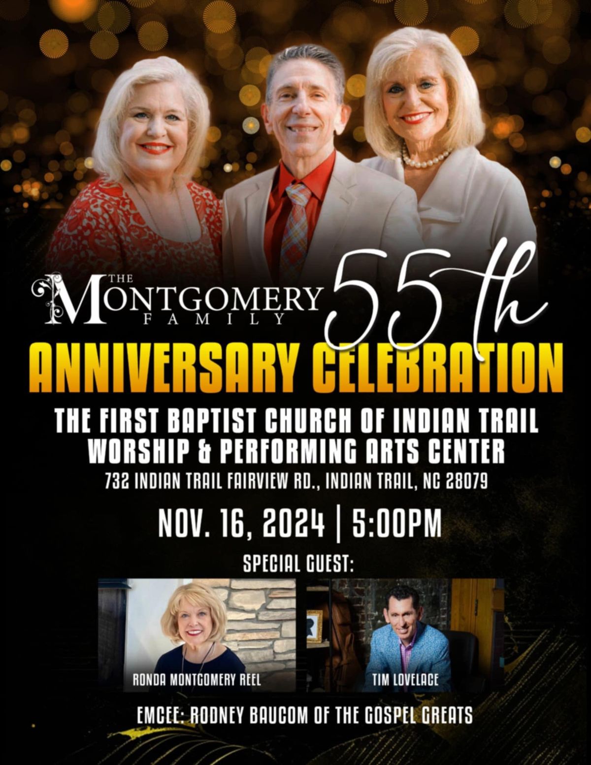 55th Ministry Anniversary Celebration of the Montgomery Family