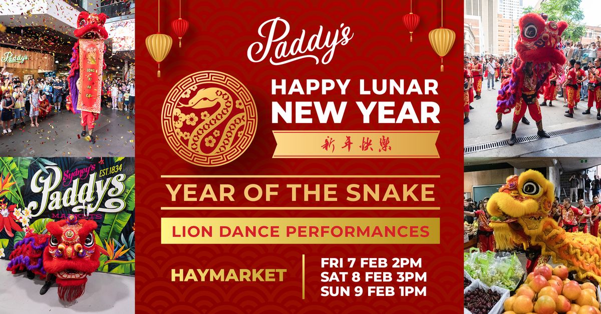 Lunar New Year 2025 at Paddy's Haymarket