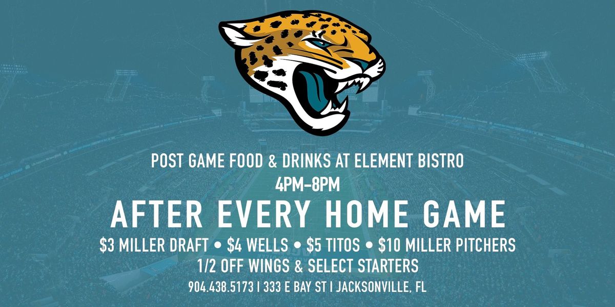 Jags Post Game After Party @ Element Bistro