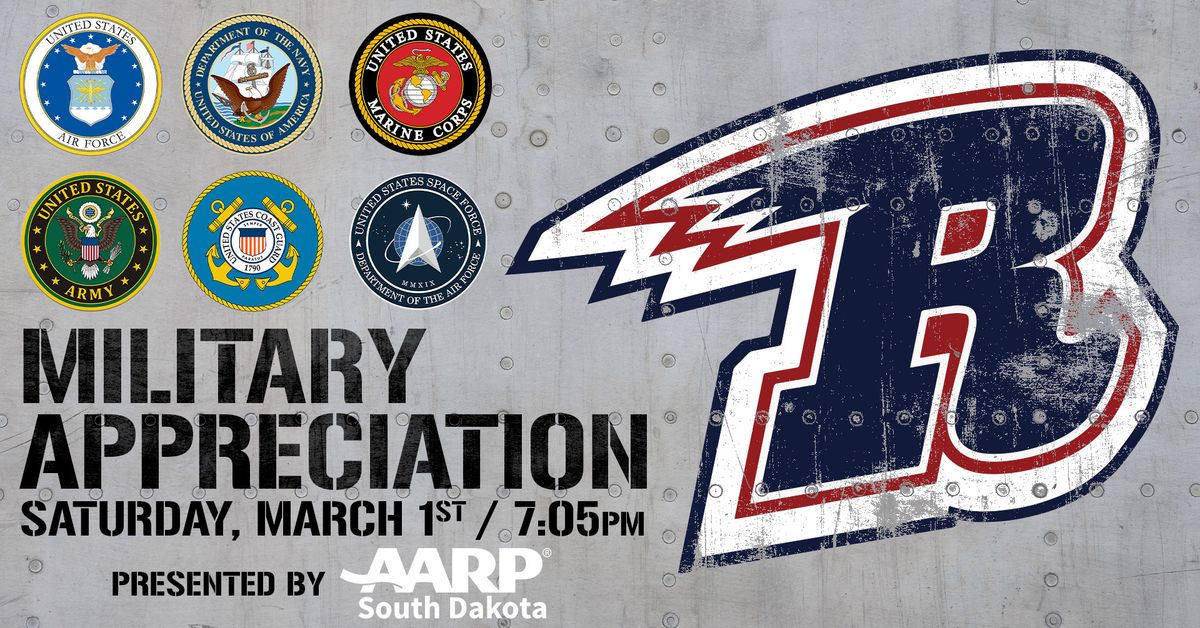 MILITARY APPRECIATION NIGHT: Rush vs Idaho