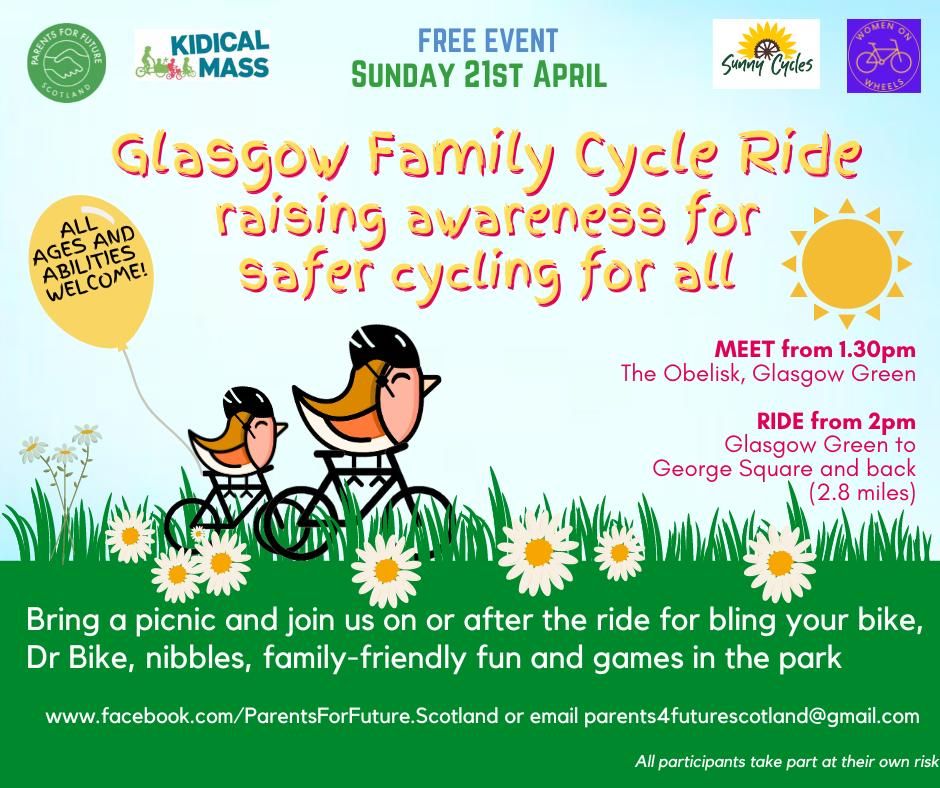 Glasgow Family Cycle Ride - 21st April