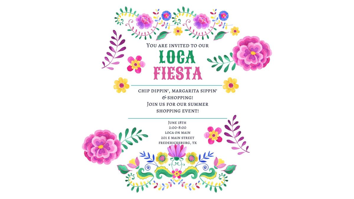 Loca Fiesta Shopping Event