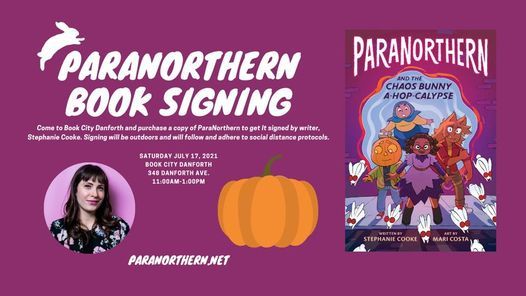 ParaNorthern Outdoor Book Signing