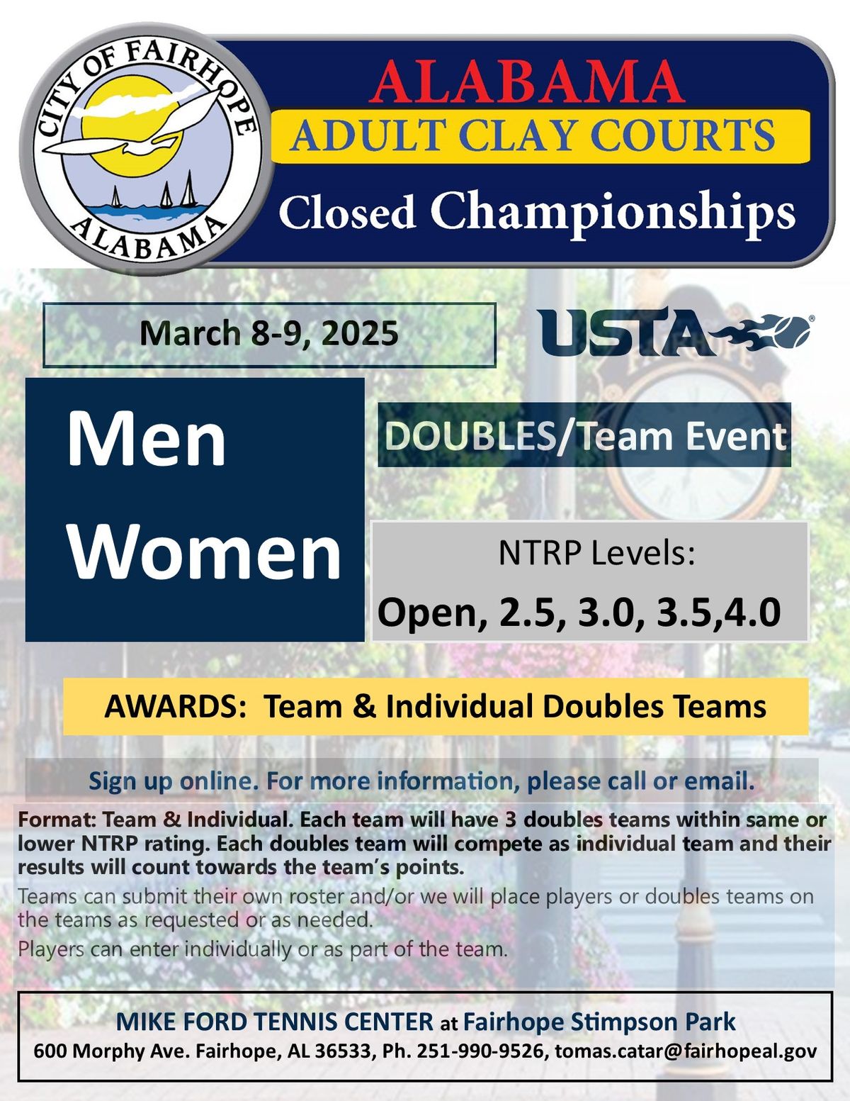 ALABAMA ADULT CLAY COURT CHAMPIONSHIPS