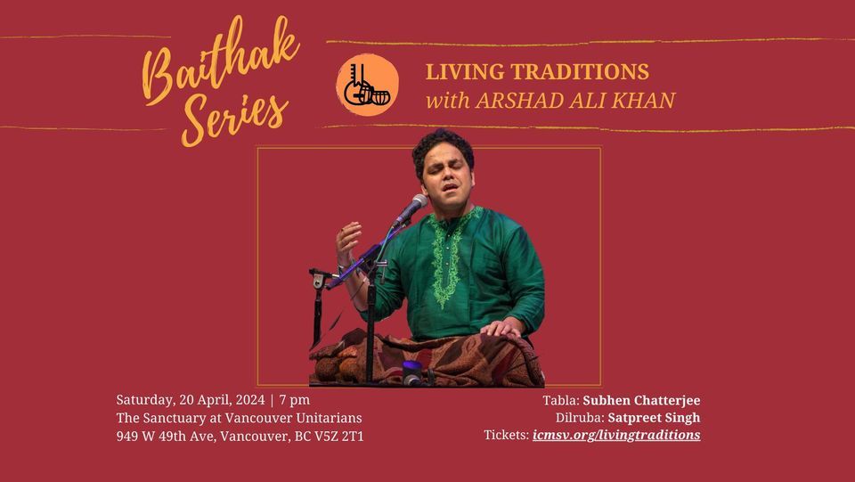 Baithak Series: Living Traditions with Arshad Ali Khan