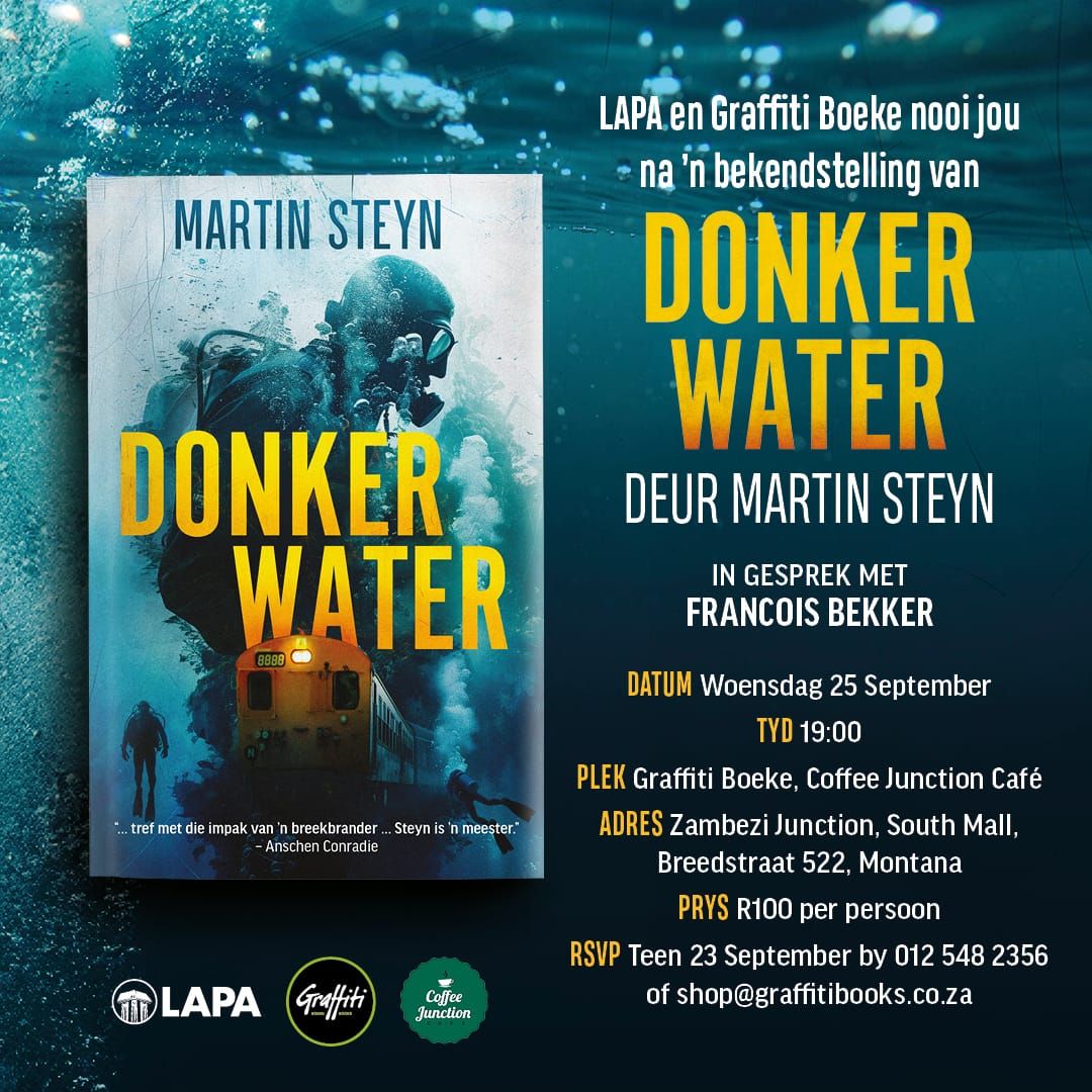 Donker water, Martin Steyn - Boekbekendstelling