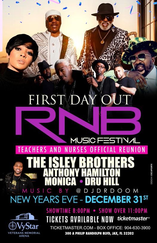 First day Out RNB Music Fest: The Isley Brothers, Anthony Hamilton, Monica and Dru HIll