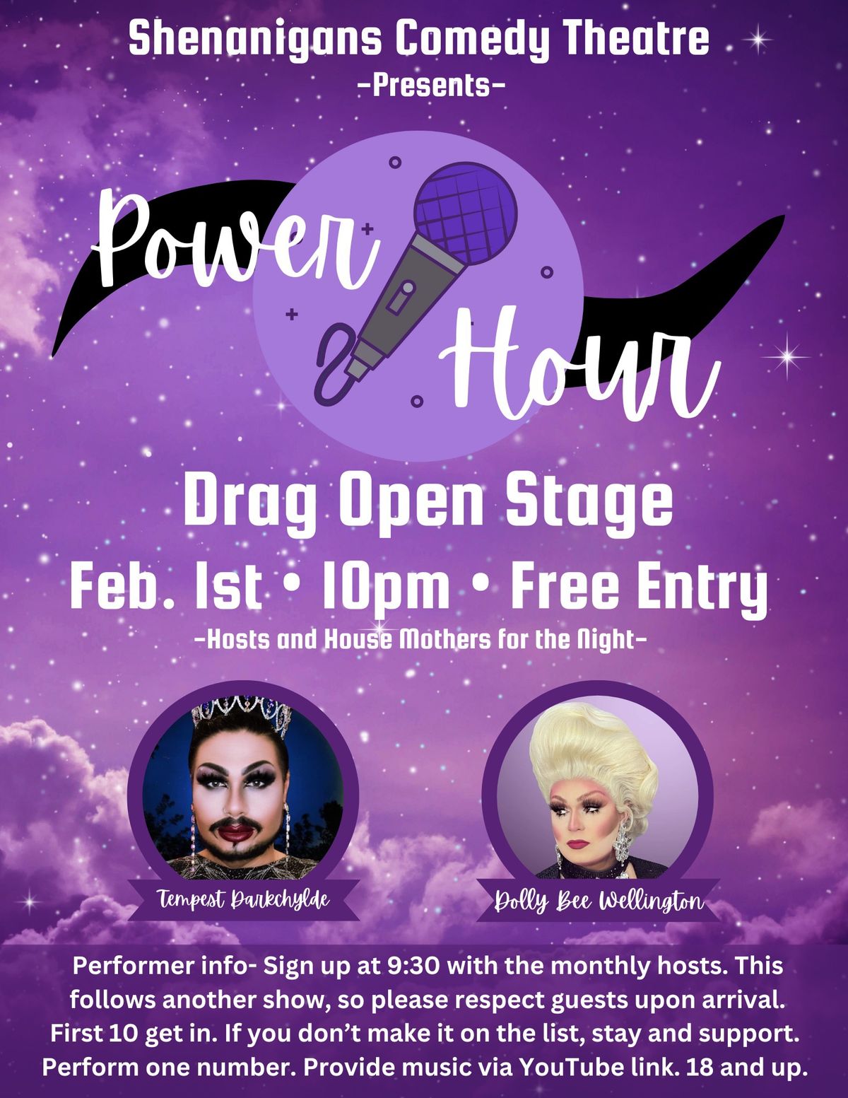 Power Hour -Drag Open Stage