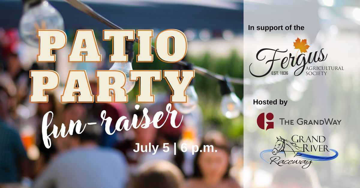 Patio Party Fun-Raiser at the Raceway!