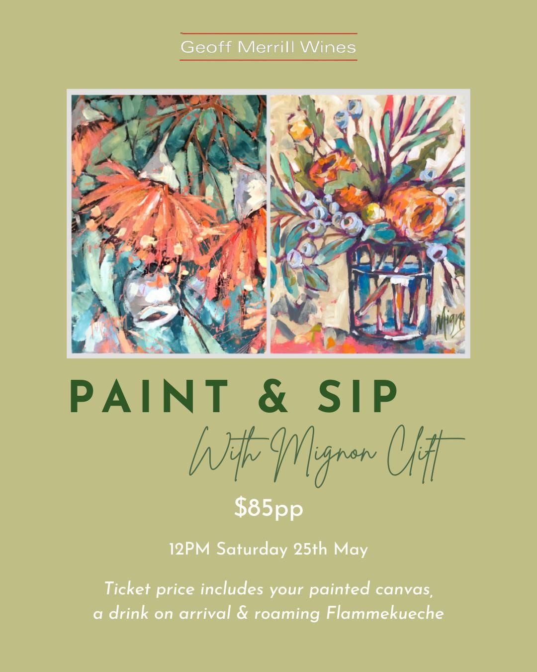 Paint & Sip with Mignon Clift 