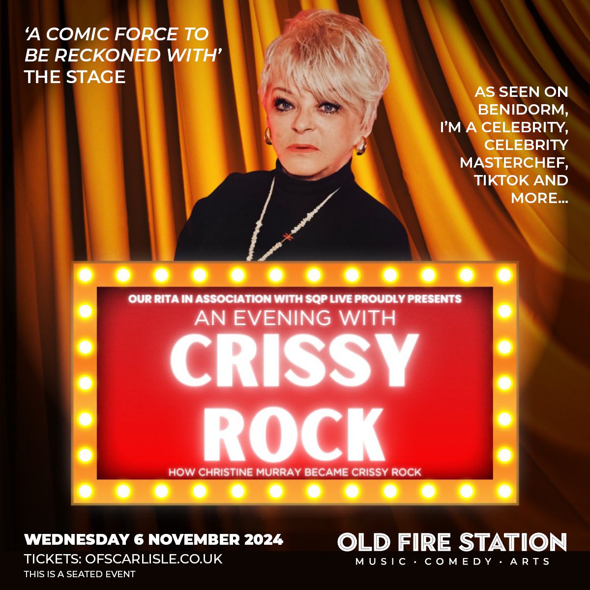 Evening with Crissy Rock \/\/ Old Fire Station \/\/ Carlisle