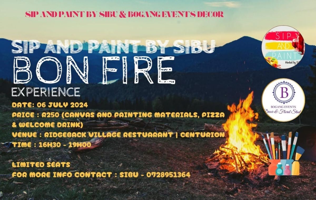 Sip and Paint by Sibu - Bon Fire Experience 