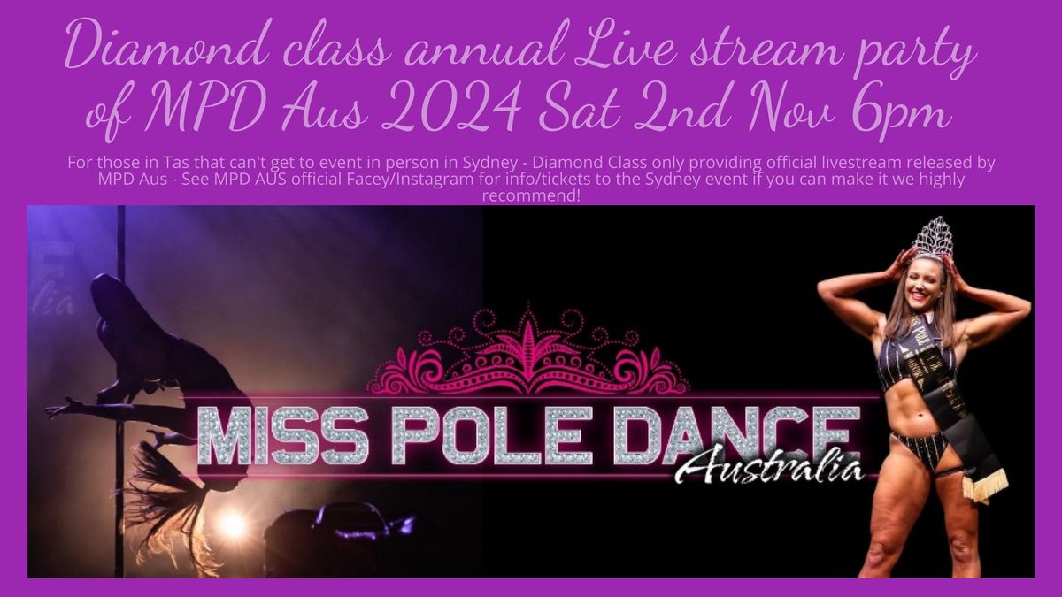 \ud83d\udc8e\ud83d\udc8e MPD - Aus 2024 Livestream party \ud83d\udc8e\ud83d\udc8e At Diamond Class Hobart