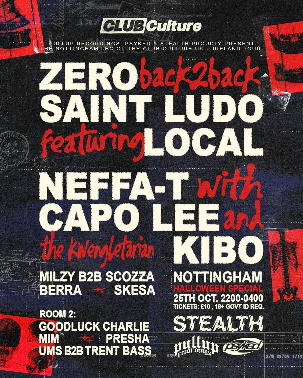 Halloween: Zero, Saint Ludo, Neffa-T, Local, Capo Lee, Kibo
