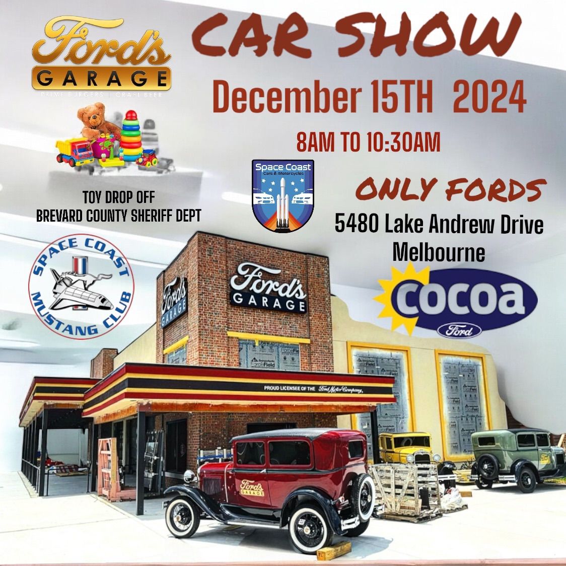 Space Coast Car & Motorcycles at Fords Garage 