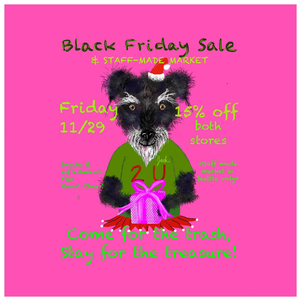 Black Friday Sale & Staff-Made Market 