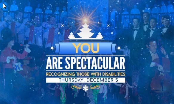 You Are Spectacular - Recognizing those with disabilities.