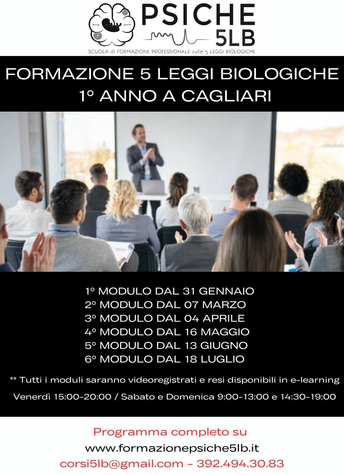 FORMAZIONE SULLE 5 LEGGI BIOLOGICHE