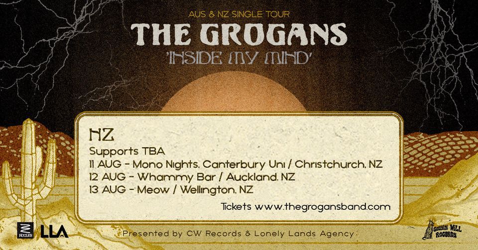 The Grogans 'Inside My Mind' New Zealand Tour | Whammy, Auckland