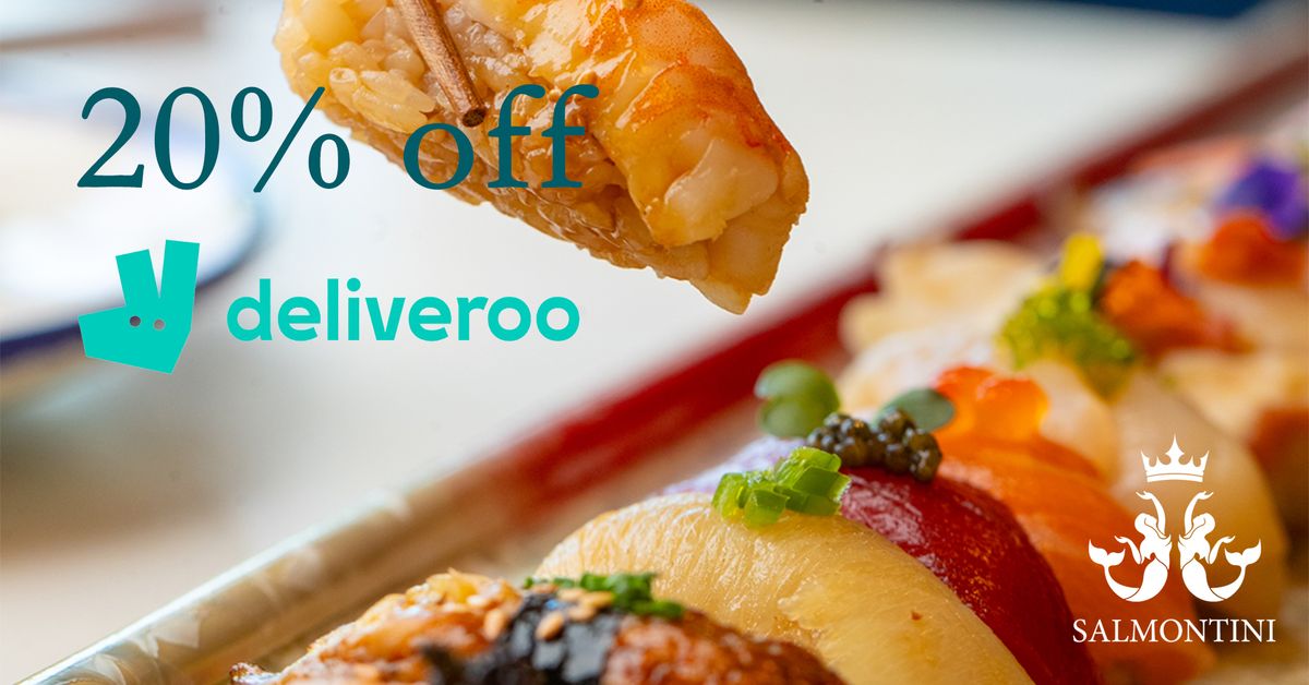 20% OFF on Deliveroo