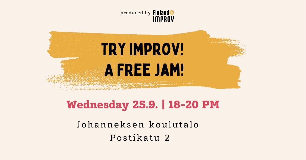 Try Improv! A Free Jam!