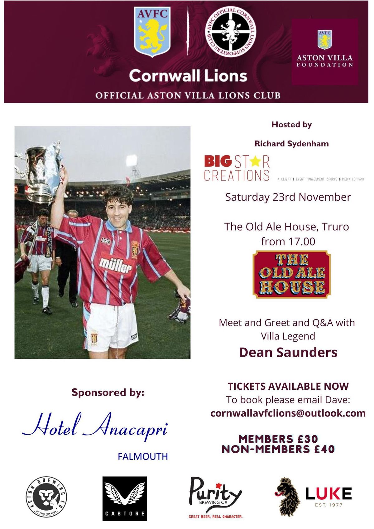 Legends Event - Dean Saunders 