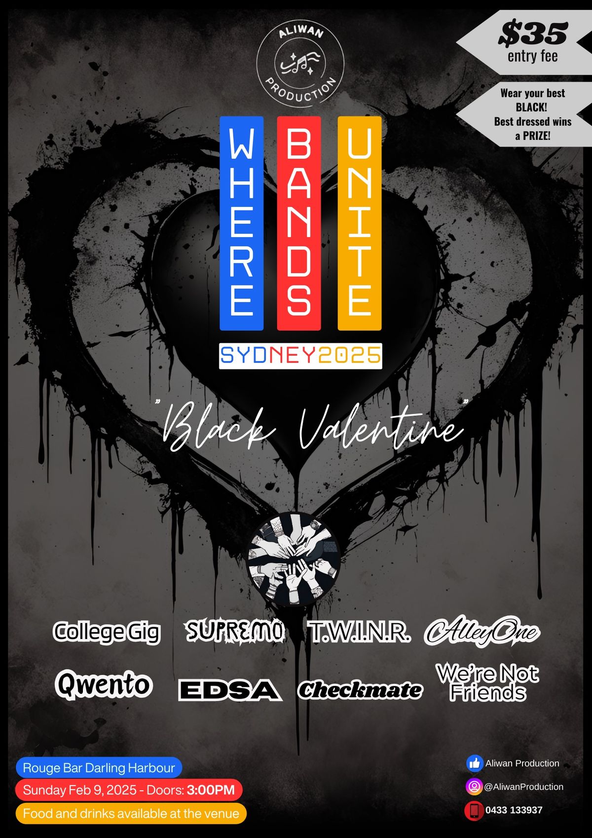 Where Bands Unite Sydney 2025: Black Valentine