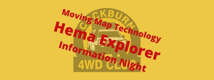 Moving Map Technology Information Night