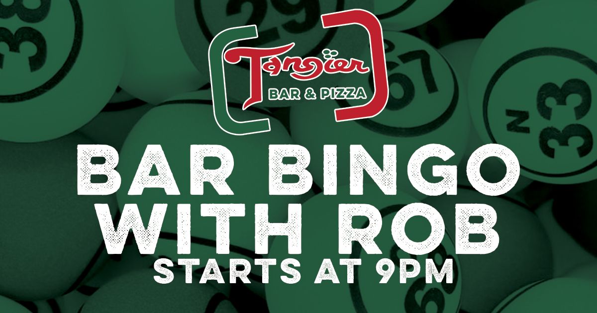 Thursday's BAR BINGO W\/ ROBERTO MUSCH