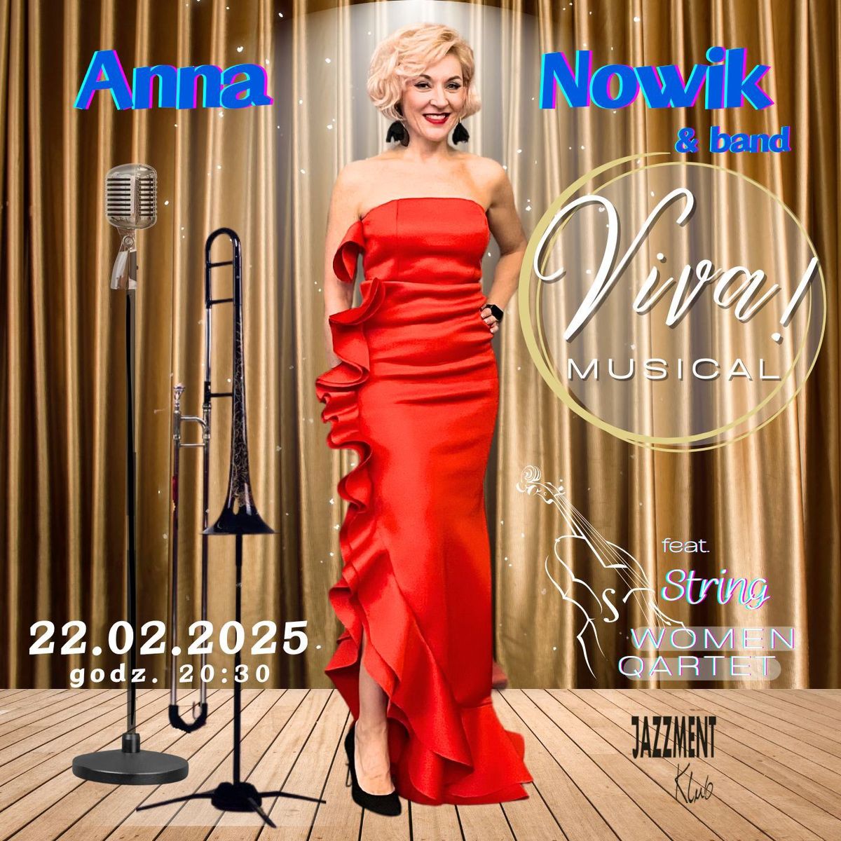 KONCERT Viva Musical SYMFONICZNIE Anna Nowik & band w Jazzment Klub