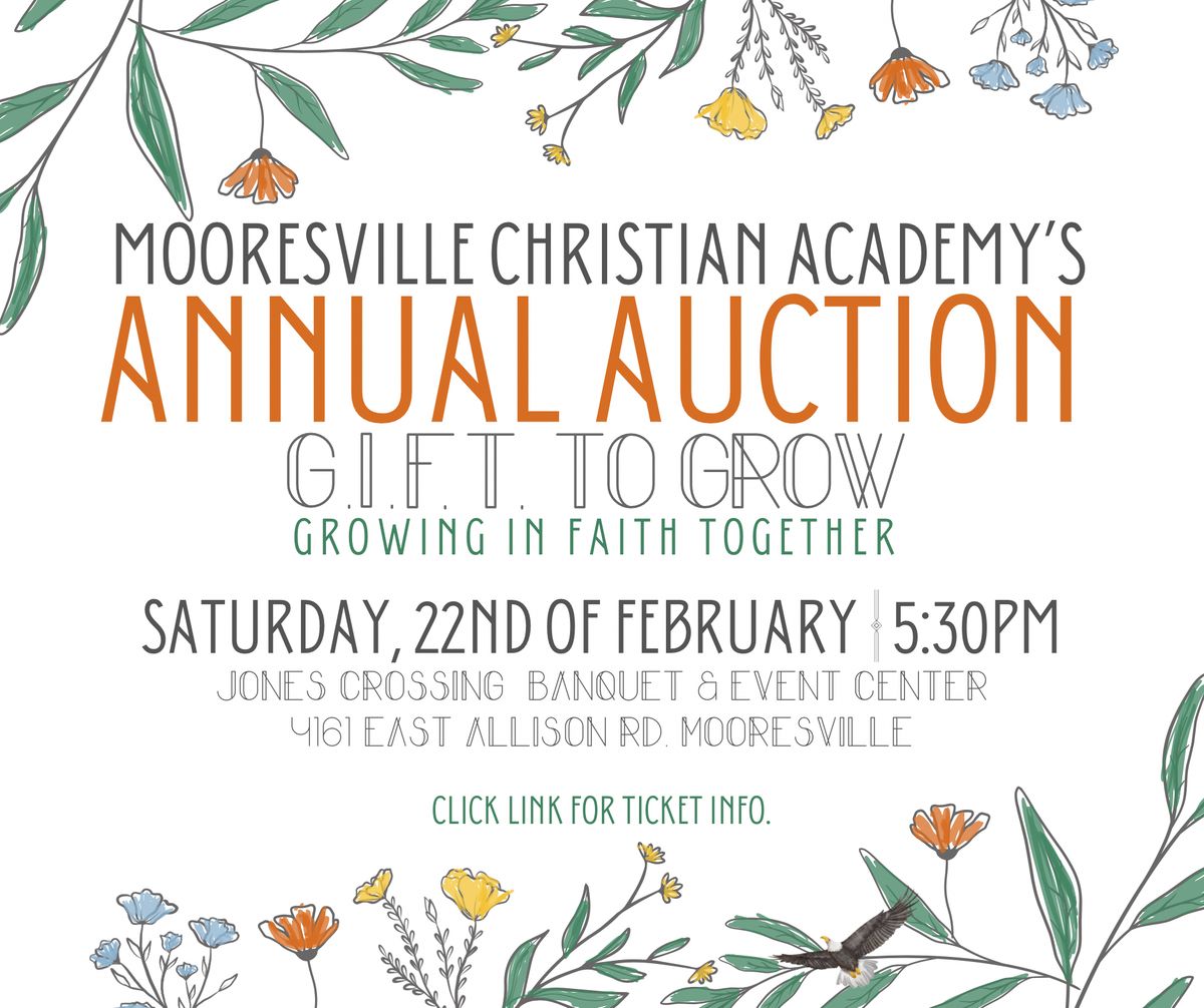 Annual Mooresville Christian Academy Auction