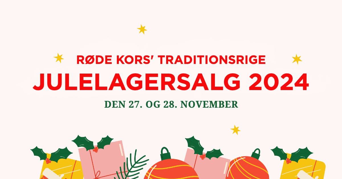 R\u00f8de Kors Julelagersalg 27. - 28. november 2024