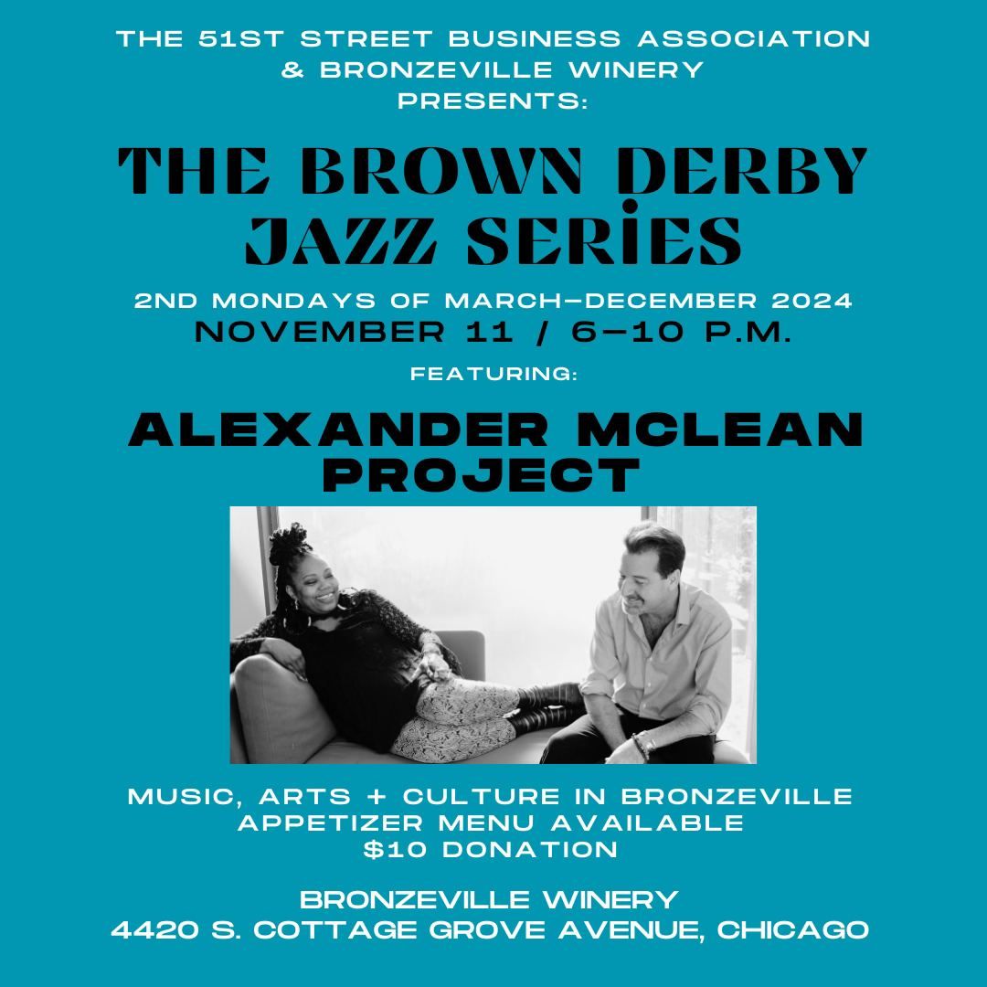 The Brown Derby Jazz Series Presents Alexander Mclean Project