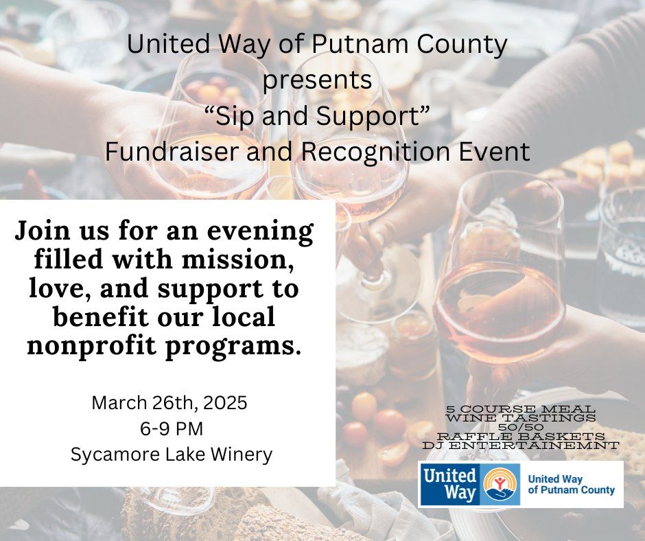 Sip and Support Fundraiser