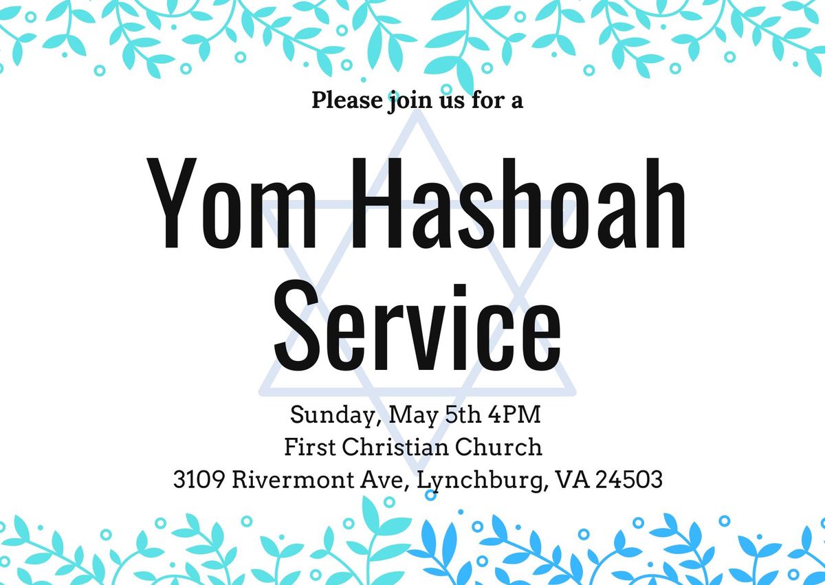 Yom Hashoah Service