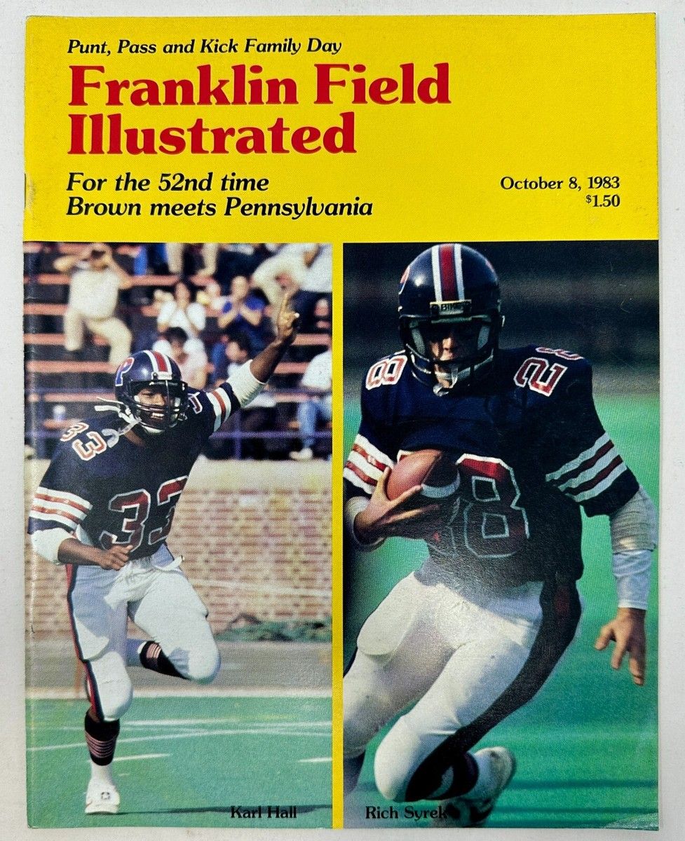 Brown University Bears at Penn Quakers Football at Franklin Field PA