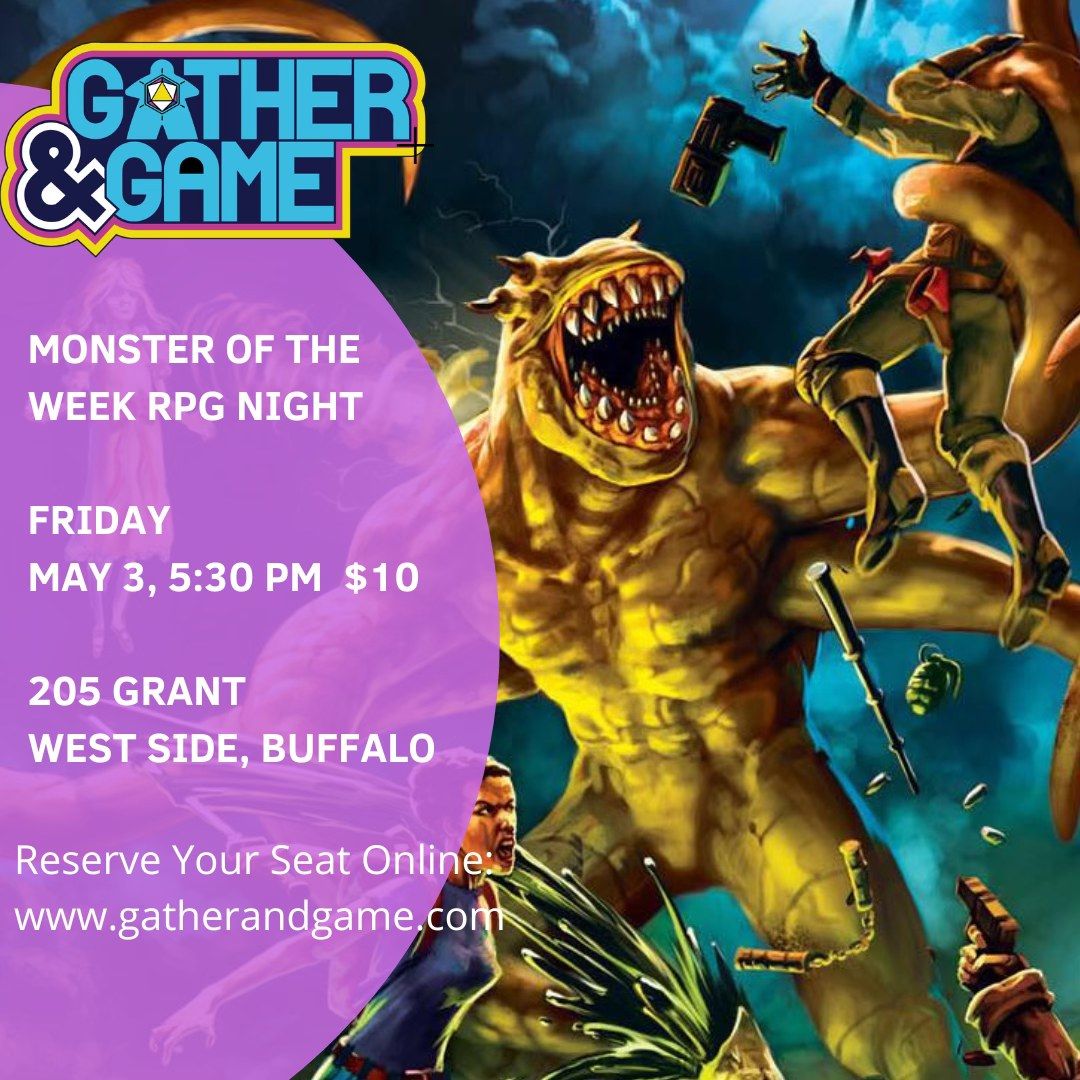 Monster of the Week RPG Night