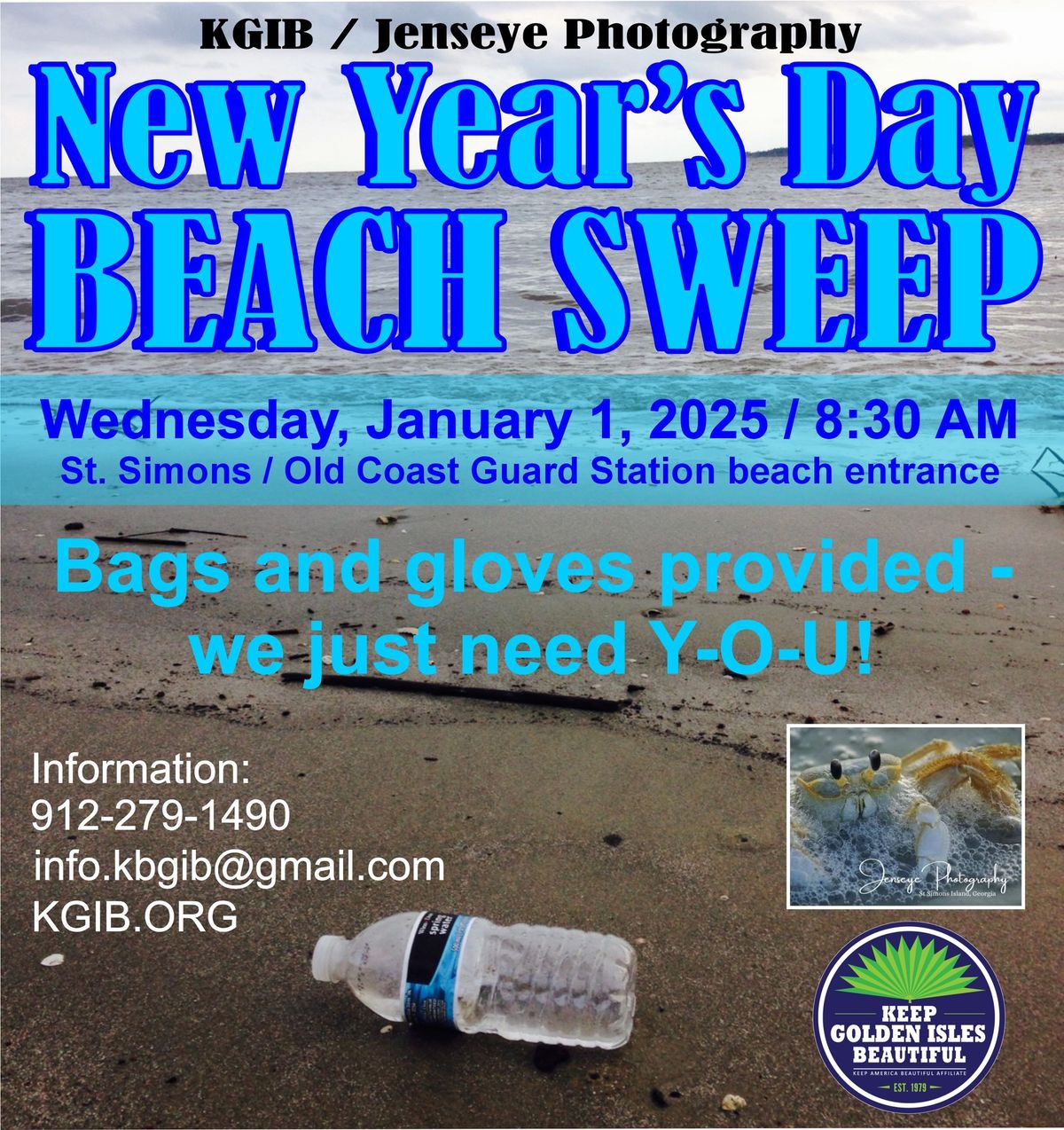 New Year's Day Beach Sweep