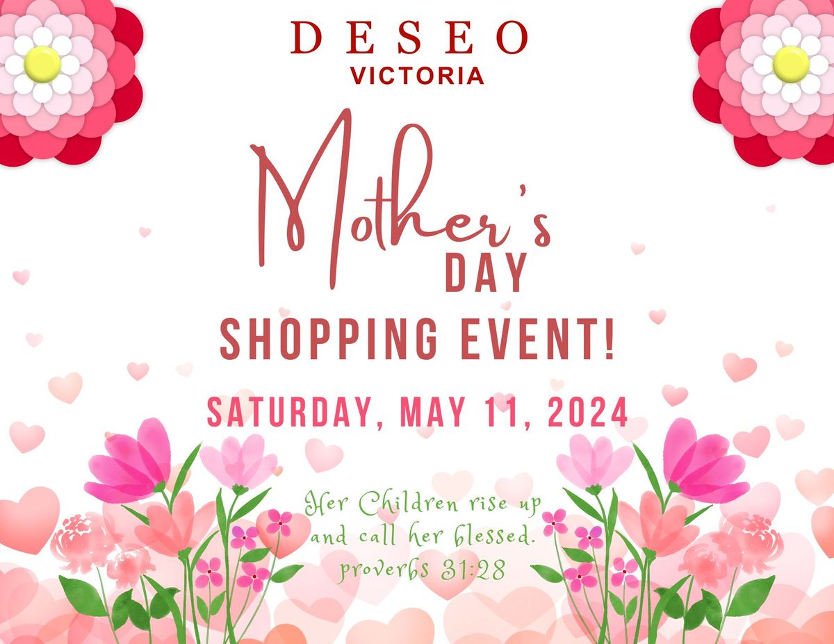 Mother's Day Shopping Event!