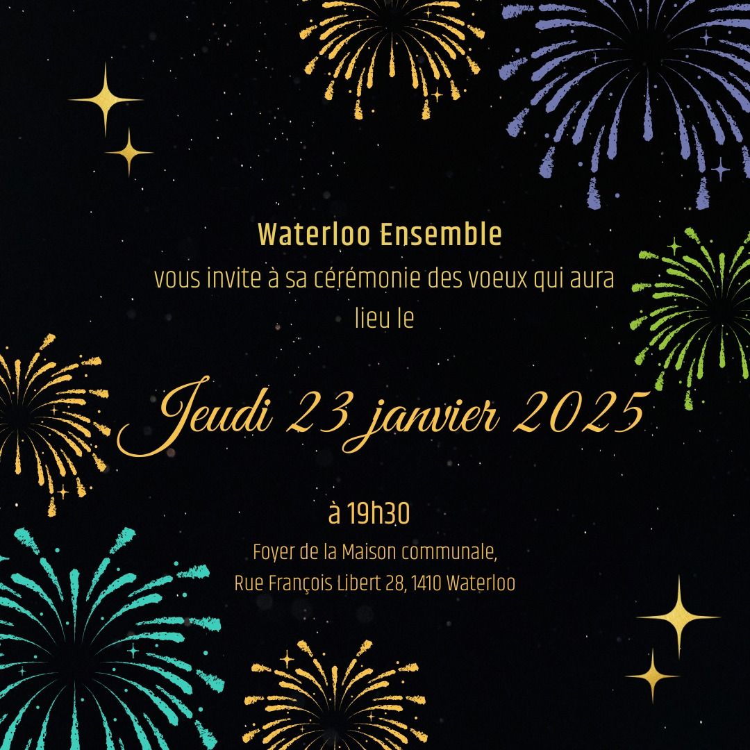 C\u00e9r\u00e9monie des voeux de WE - Waterloo Ensemble