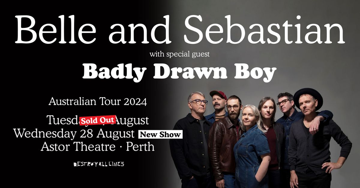 Belle and Sebastian \/\/ Perth \/\/ Astor Theatre (2nd Show) \/\/ + Badly Drawn Boy \/\/ LIC AA