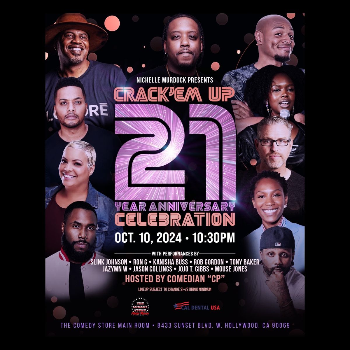 Comedian CP at Nate Jacksons Super Funny Comedy Club