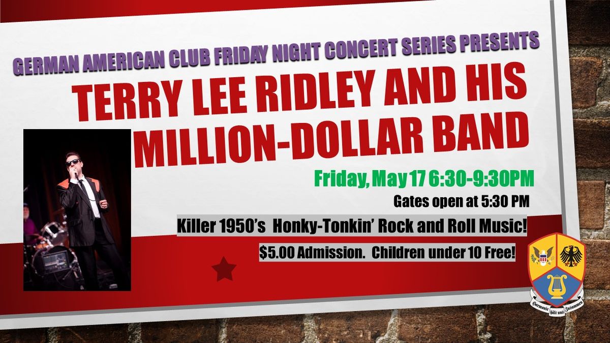 Friday Night Concert Series featuring Terry Lee Ridley