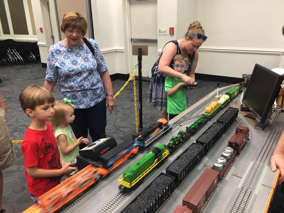 Train Time at the Chesapeake Public Library