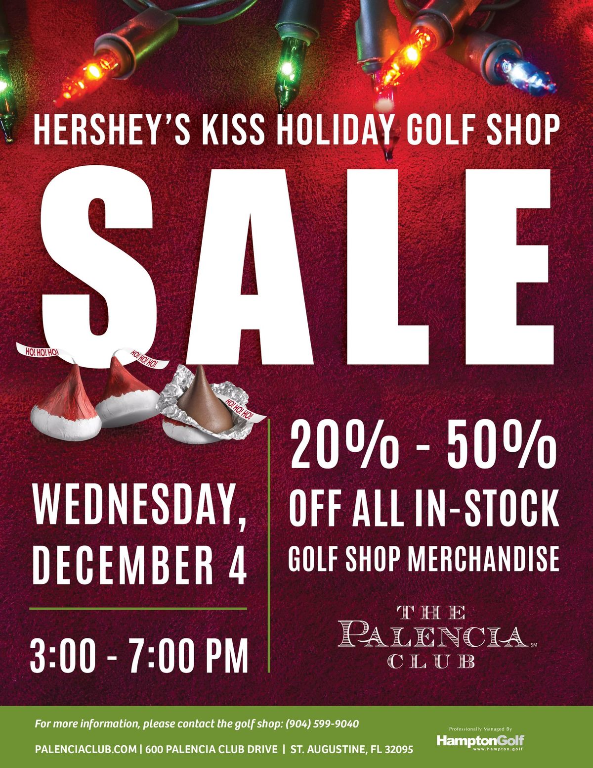 Hershey's Kiss Holiday Golf Shop Sale (Member Event)