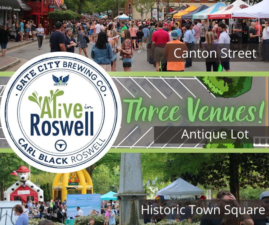 Alive in Roswell-Aurora Popcorn & Movie Trivia Tent-Canton Street -Thur June 16th