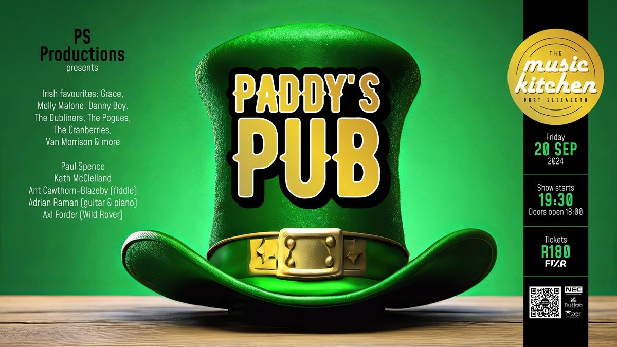 Paddy's Irish Pub night - Fri 20th Sept 2024